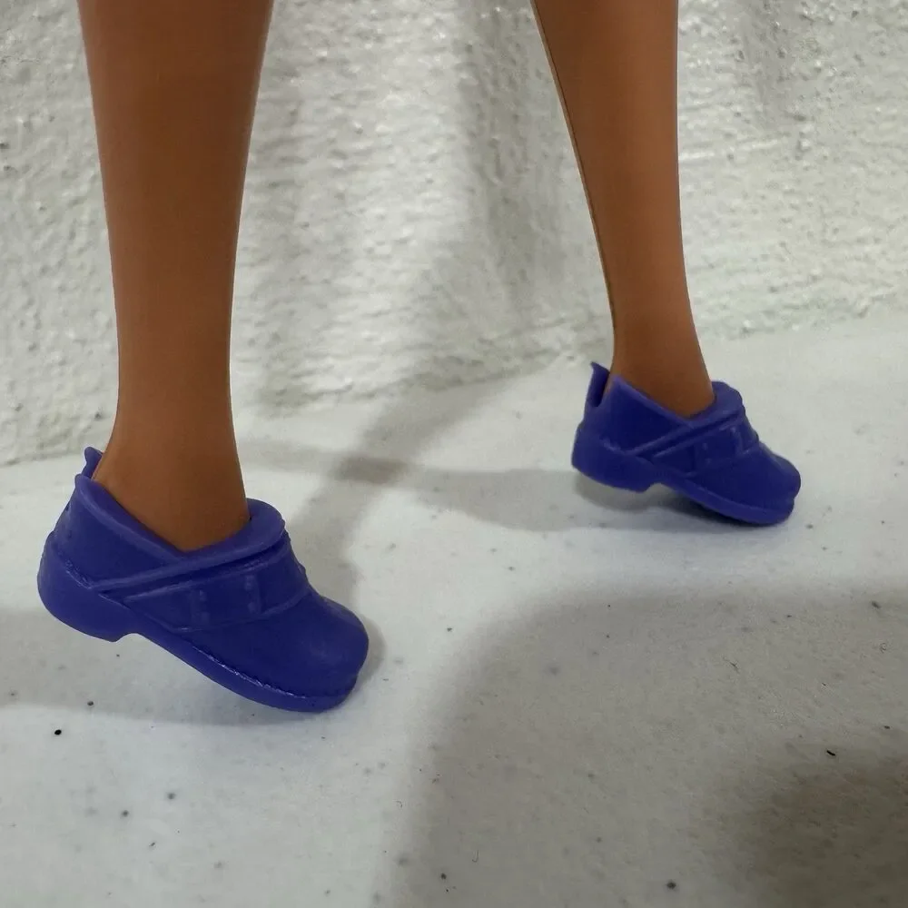 Barbie Made to Move Purple Flat Clogs Shoes Doll Clothes Accessory